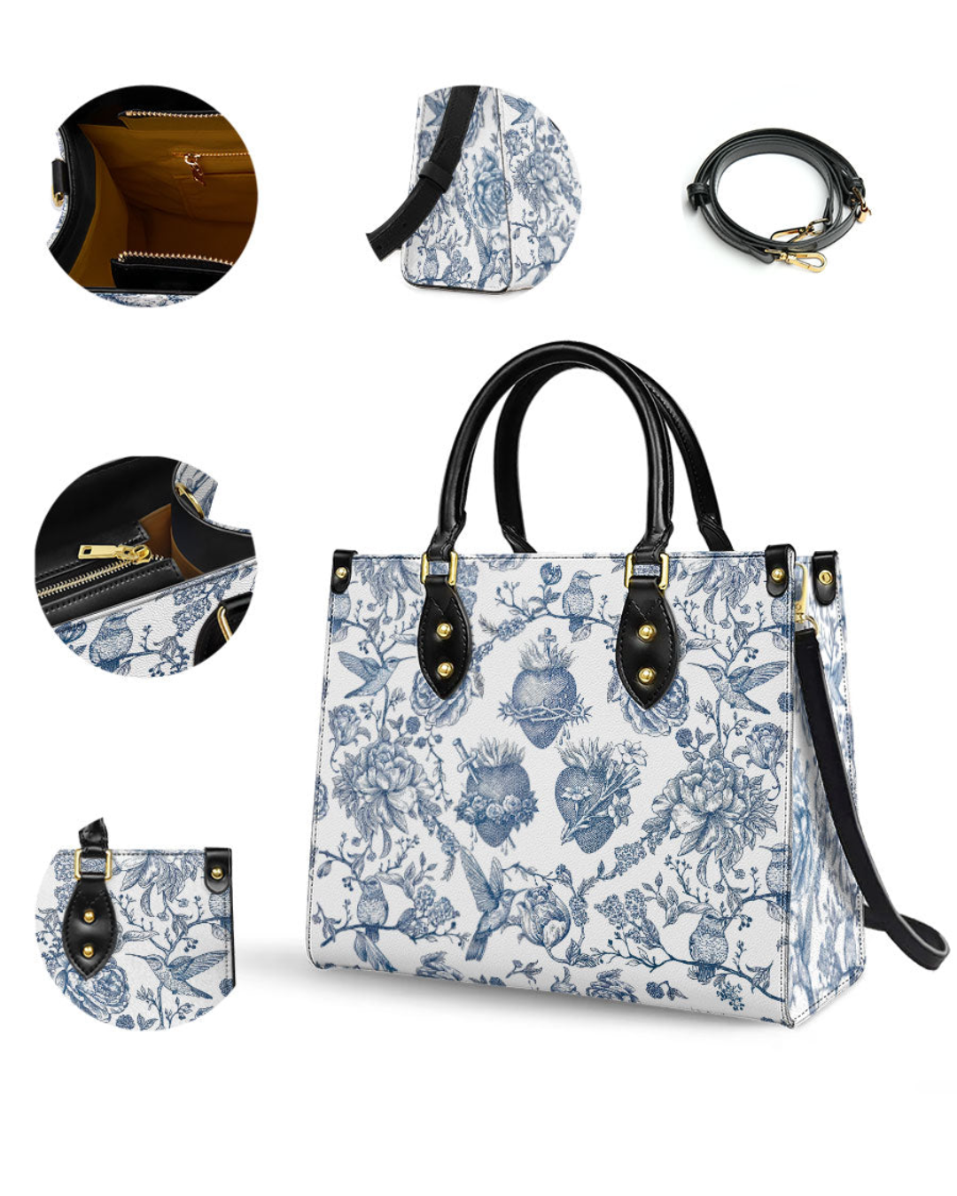 Bolsa Feminina Católica - Sagrados Corações de Jesus