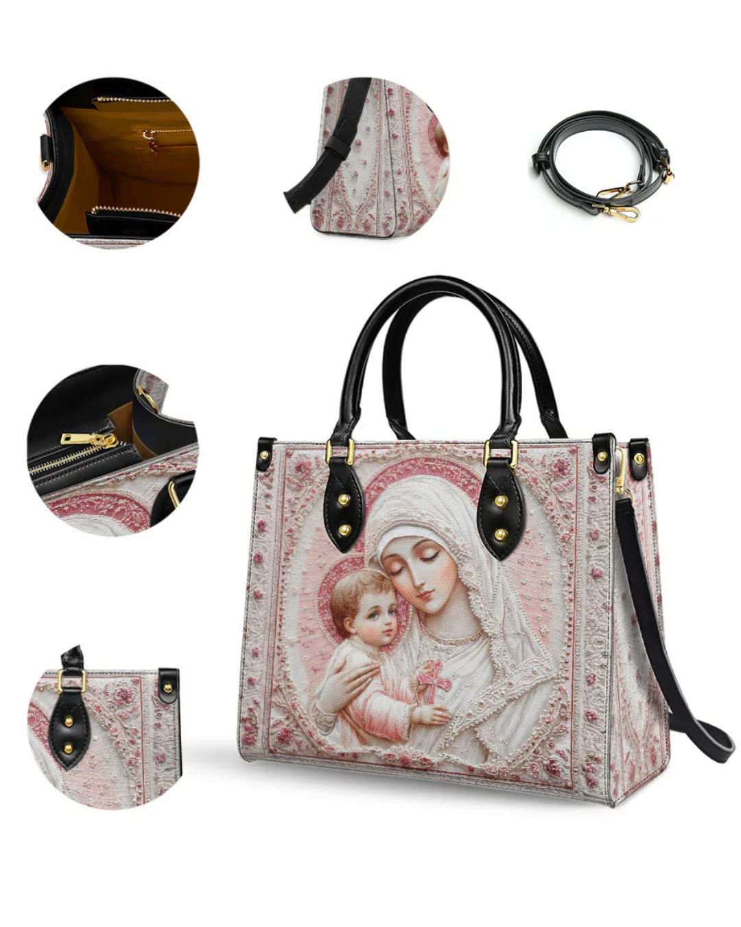 Bolsa Feminina Católica - Rosa Sacra