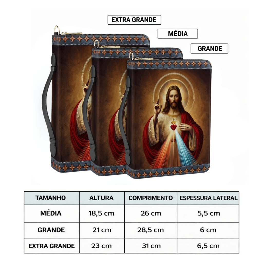 Capa de Bíblia - Sagrado Coração de Jesus