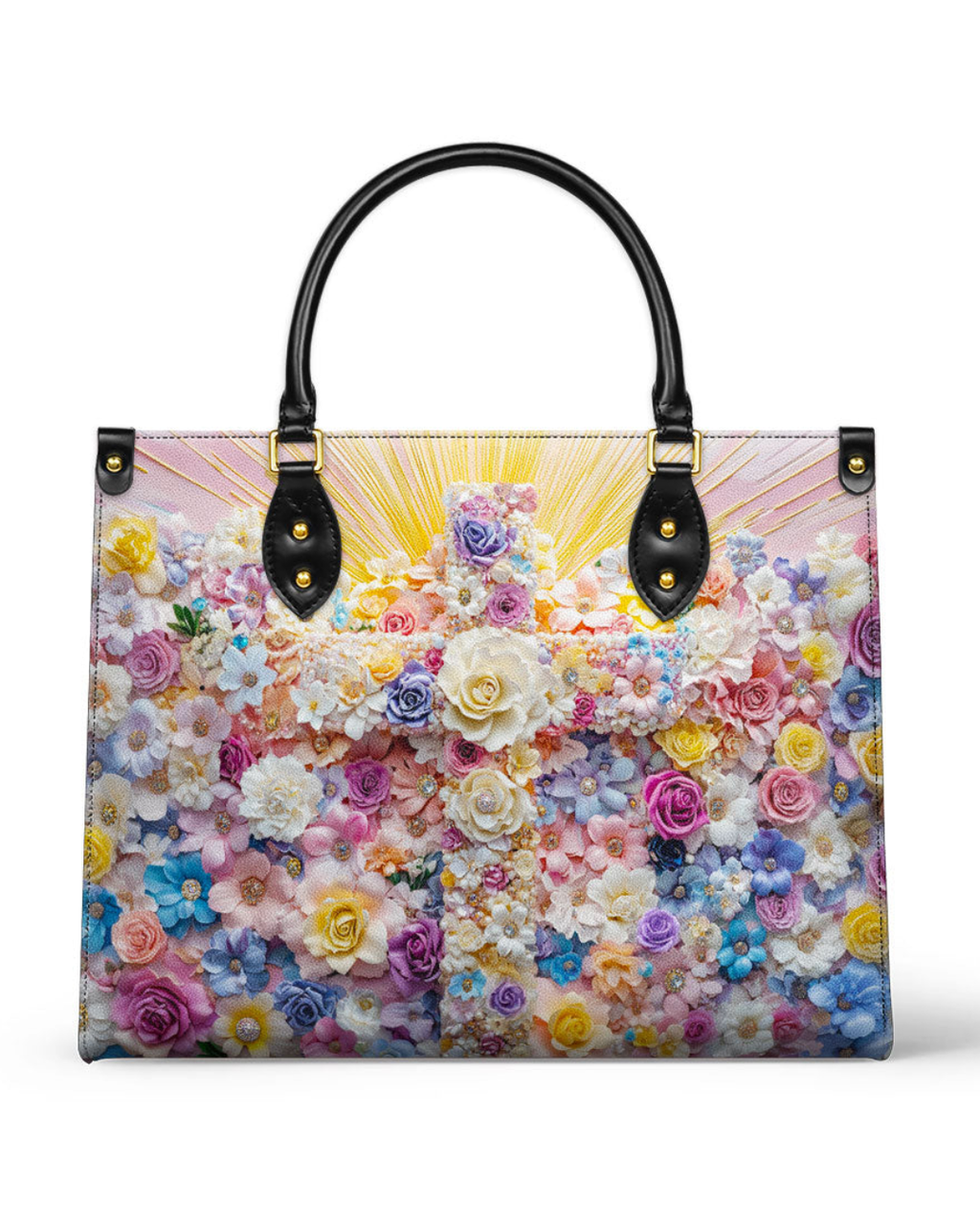 Bolsa Feminina Católica - Flores da Graça