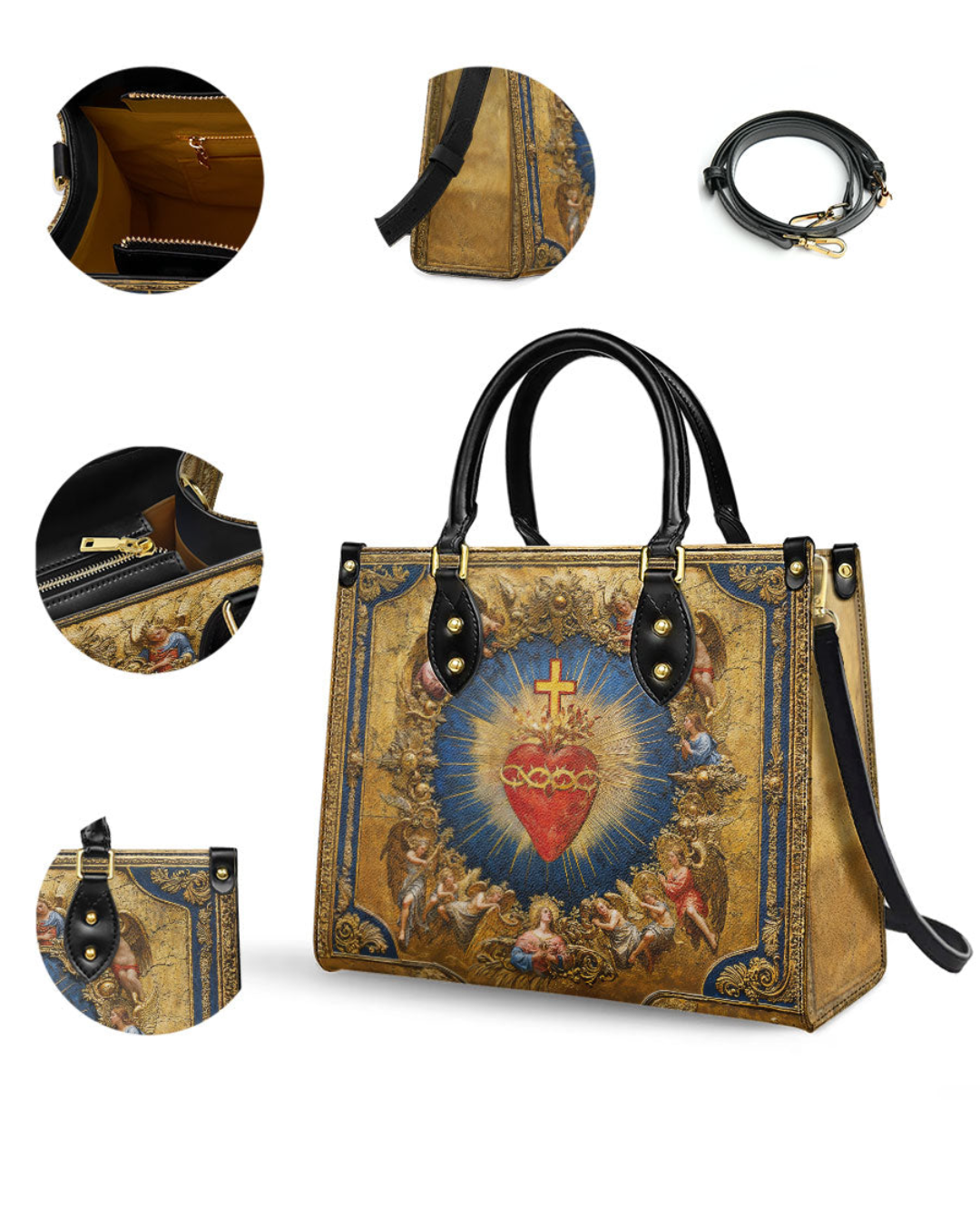 Bolsa Feminina Católica - Sagrado Coração do Divino Amor