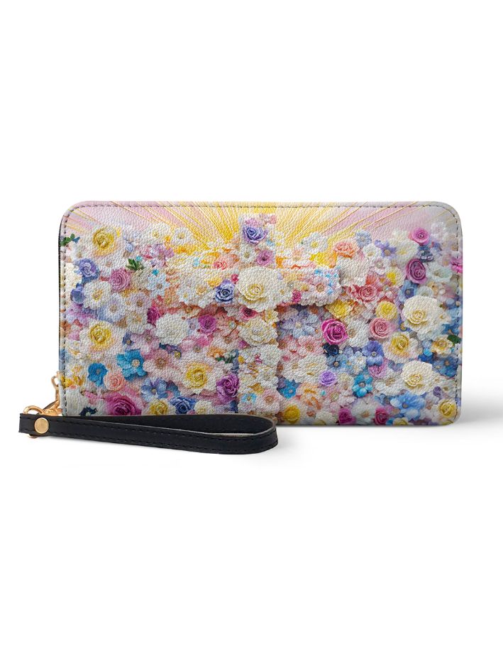 Carteira Feminina Católica - Flores da Graça