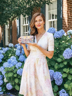 Carteira Feminina Católica - Flores da Graça