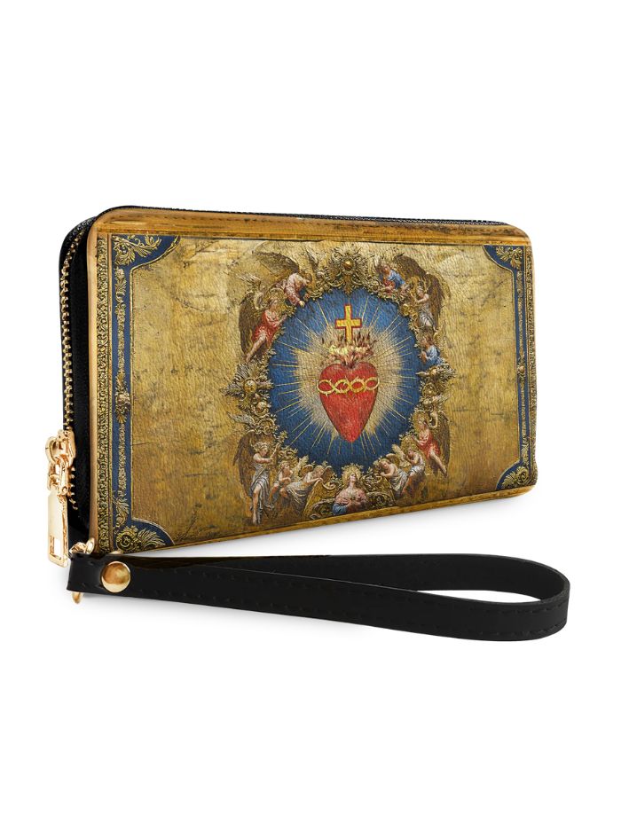 Carteira Católica Feminina - Sagrado Coração do Divino Amor