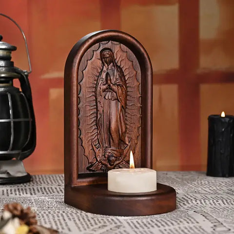 Porta-Velas Nossa Senhora de Guadalupe em Madeira