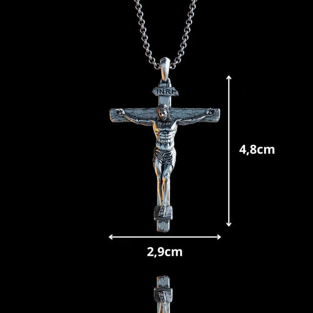 Colar Crucifixo de Jesus Cristo A Crucificação