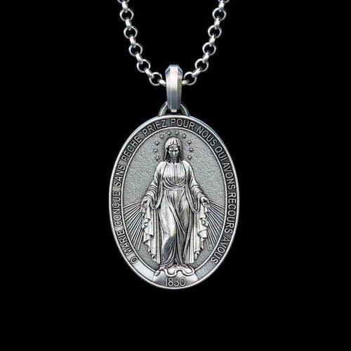 Colar com Medalha Milagrosa de Nossa Senhora das Graças