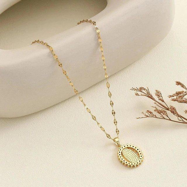 Detalhes do medalhão do Colar Medalha Nossa Senhora de Guadalupe