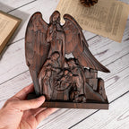 Sagrada Família com Anjo da Guarda - Escultura