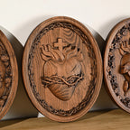 Sacred Heart Wooden Sculptures