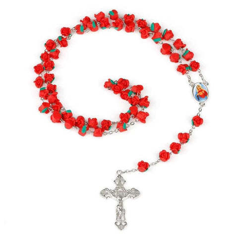 Terço de Nossa Senhora com Rosas