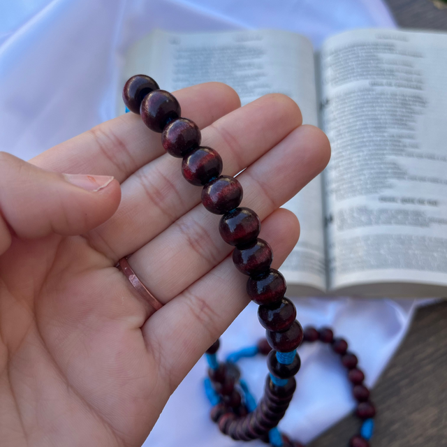 Detalhes das contas do Terço Católico Refúgio Celeste