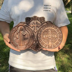 Medalha de São Bento em Madeira