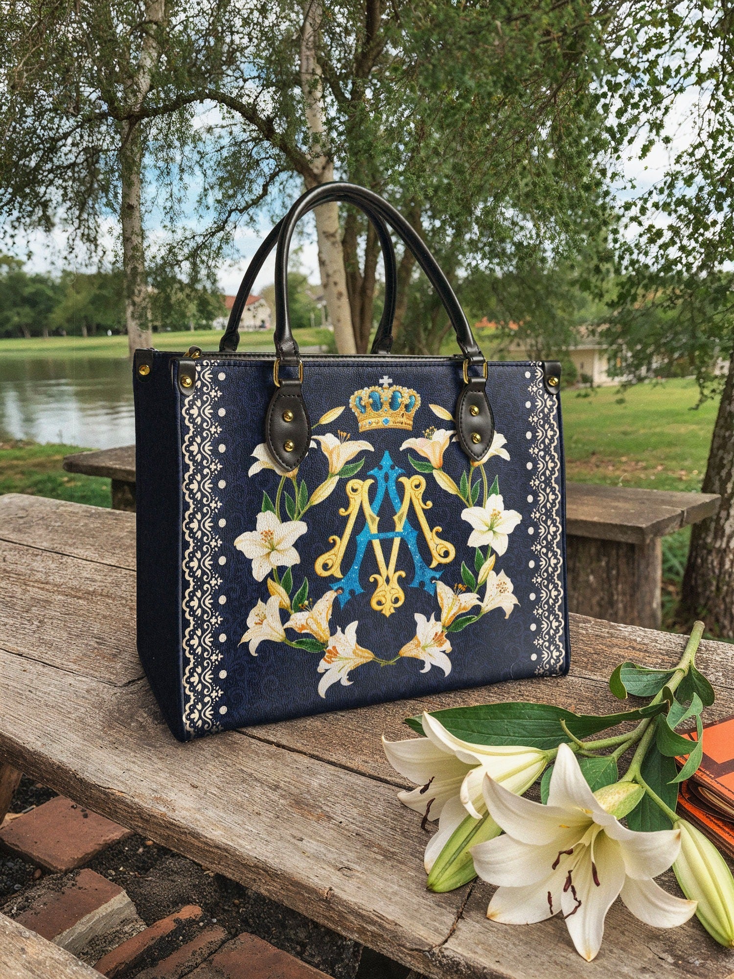 Bolsa Feminina Católica - Coroa da Graça