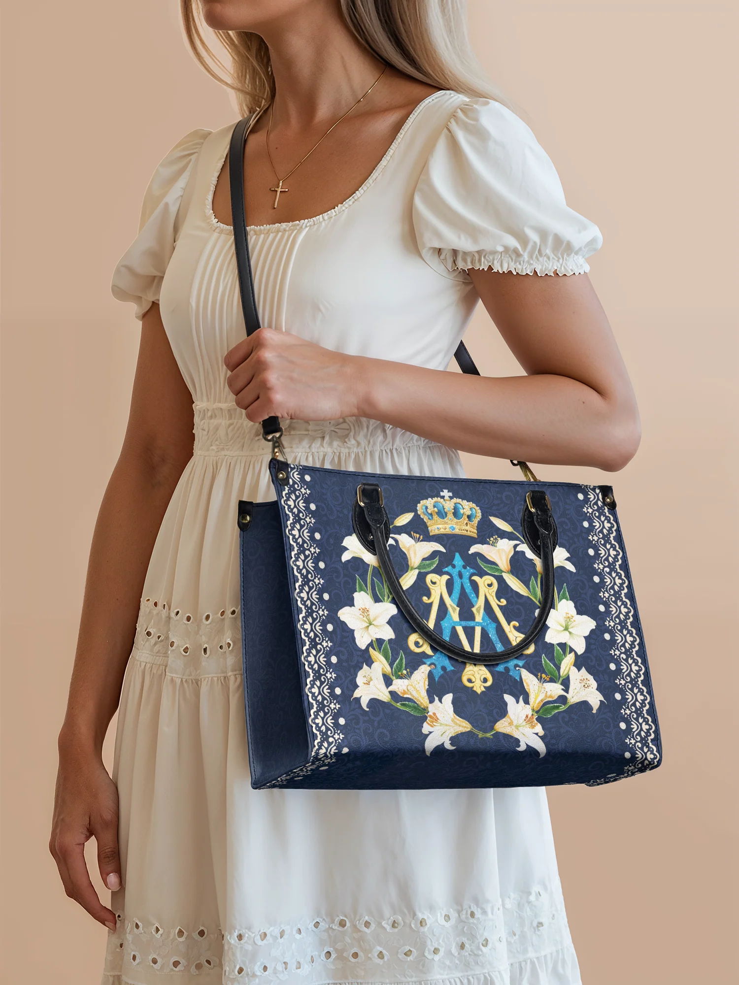 Bolsa Feminina Católica - Coroa da Graça