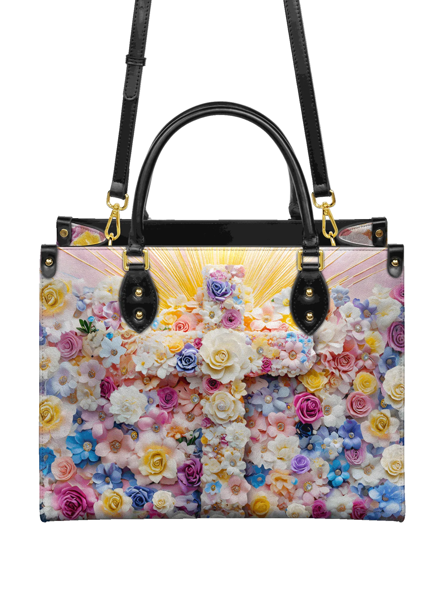 Bolsa Católica Feminina - Flores da Graça