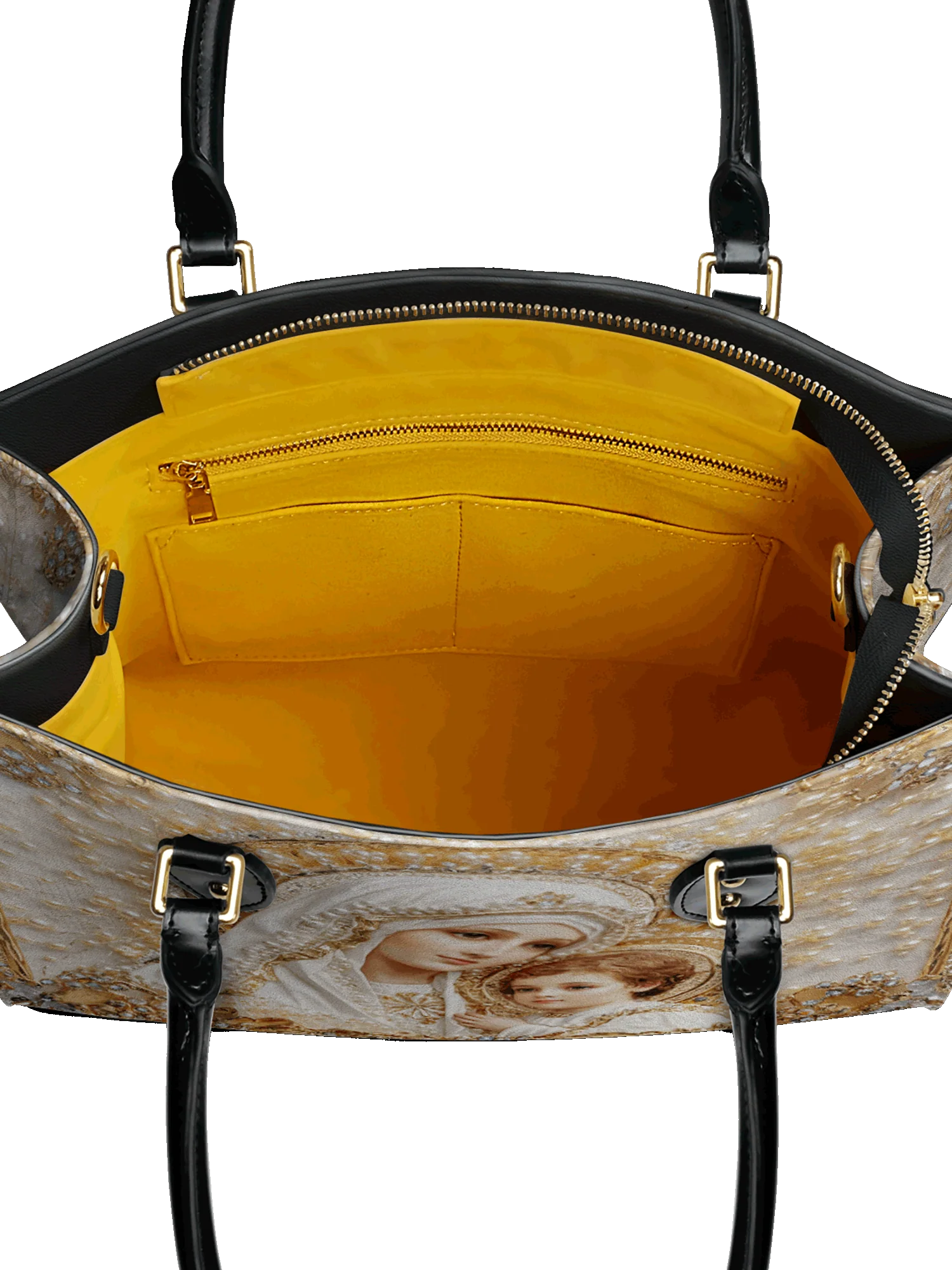Bolsa Católica Feminina - Maria e o Menino Jesus