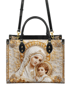 Bolsa Feminina Católica - Maria e o Menino Jesus