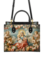 Bolsa Feminina Católica - Nossa Senhora de Fátima e o Menino Jesus