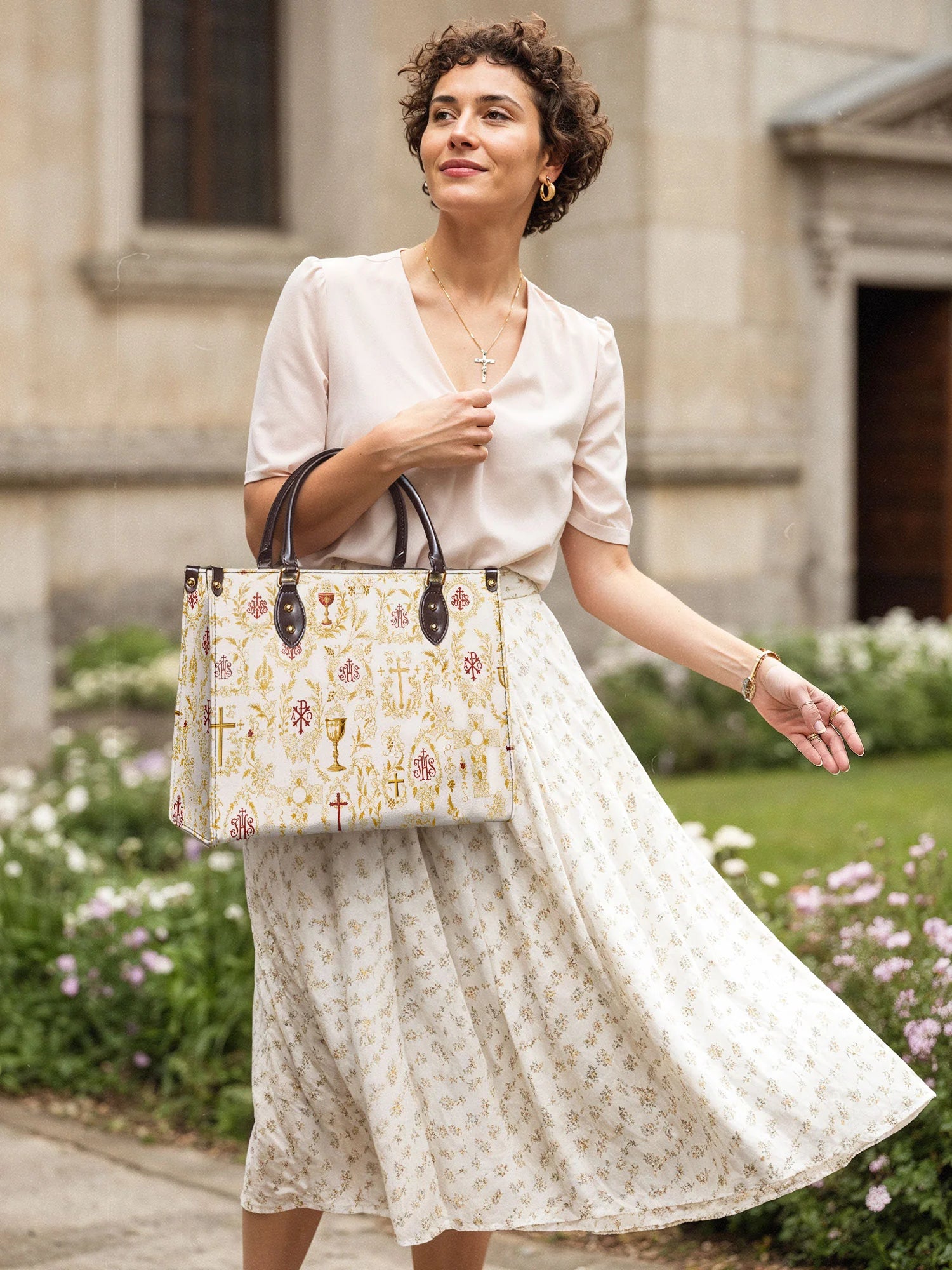 Bolsa Feminina Católica - Sagrada Comunhão
