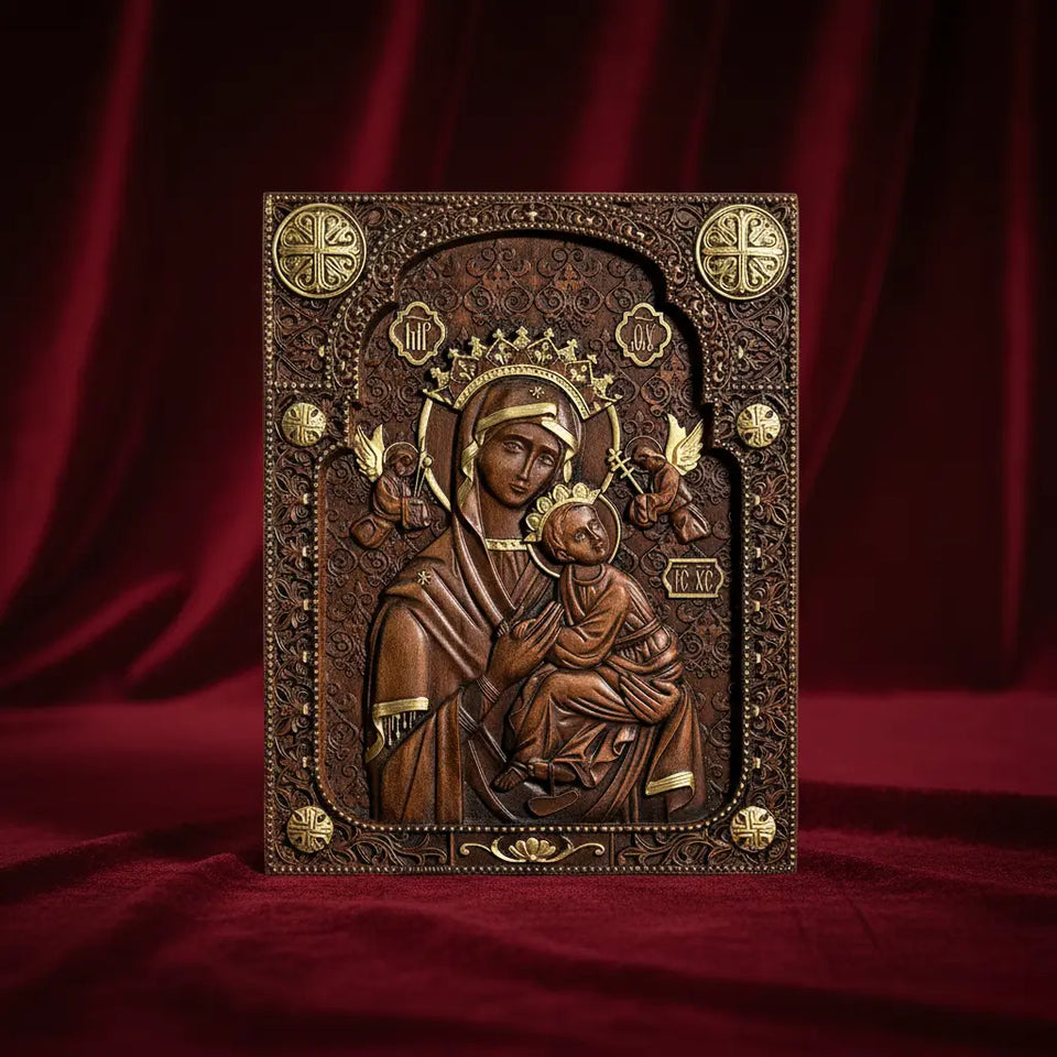 Estátua de Nossa Senhora do Perpétuo Socorro em Madeira