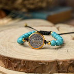 Pulseira São Bento com Pedra Turquesa