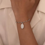 Pulseira com Medalha Milagrosa de Nossa Senhora das Graças