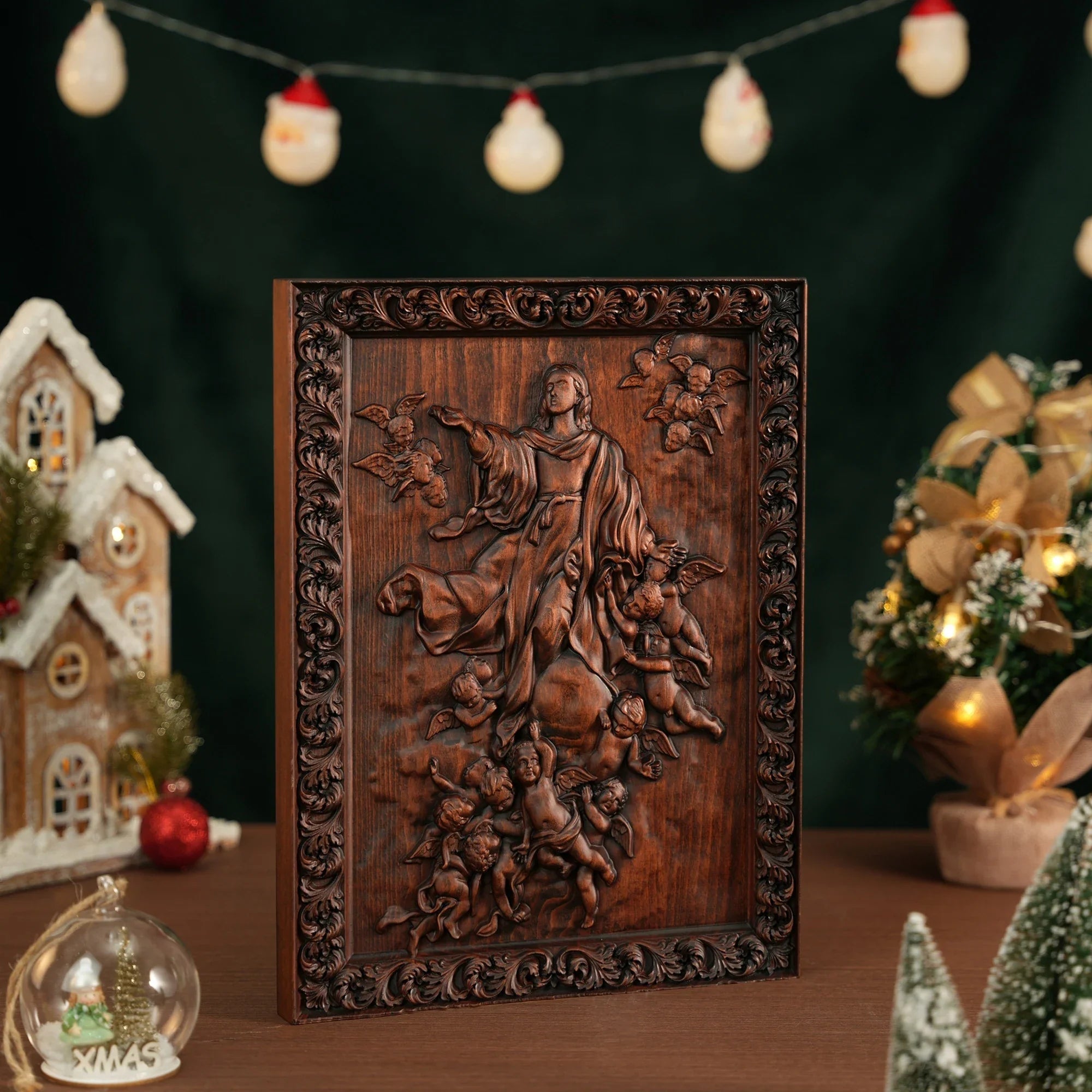 Quadro de Madeira Imaculada Conceição