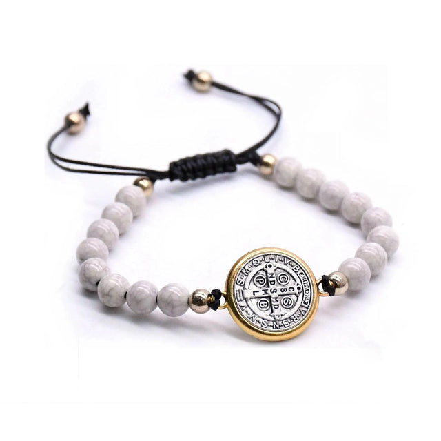 Dimensões e detalhes do Pulseira São Bento com Pedra Turquesa