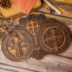 Medalha de São Bento em Madeira