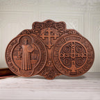 Medalha de São Bento em Madeira