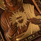 Estátua de Madeira do Sagrado Coração de Jesus