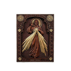 Estátua de Jesus Cristo em Madeira - Divina Misericórdia