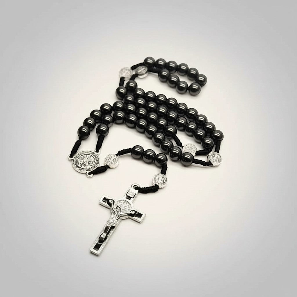 Hematite São Bento Rosary