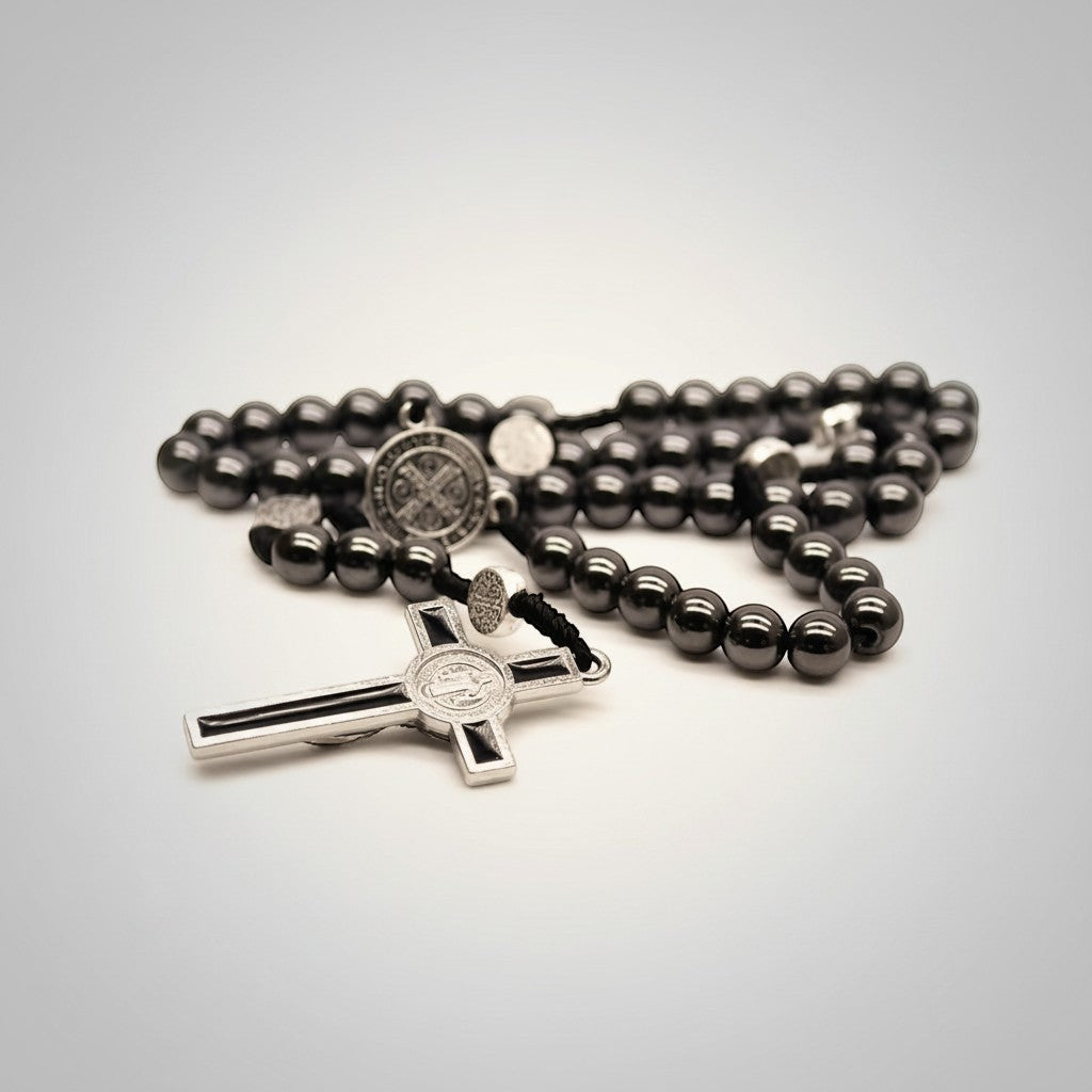 Hematite São Bento Rosary