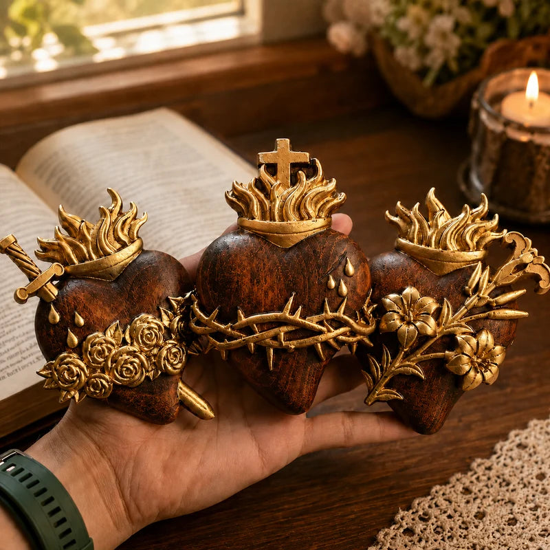 Sagrados Corações de Jesus, Maria e José em Madeira