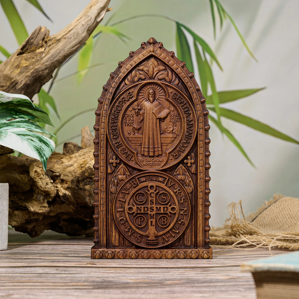 Medalha de São Bento decorativa para casa